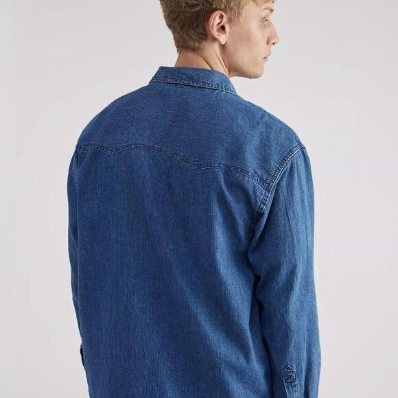 NWT Urban Outfitters Standard Western Men's Shirt S/M Snap-Button - Picture 8 of 8